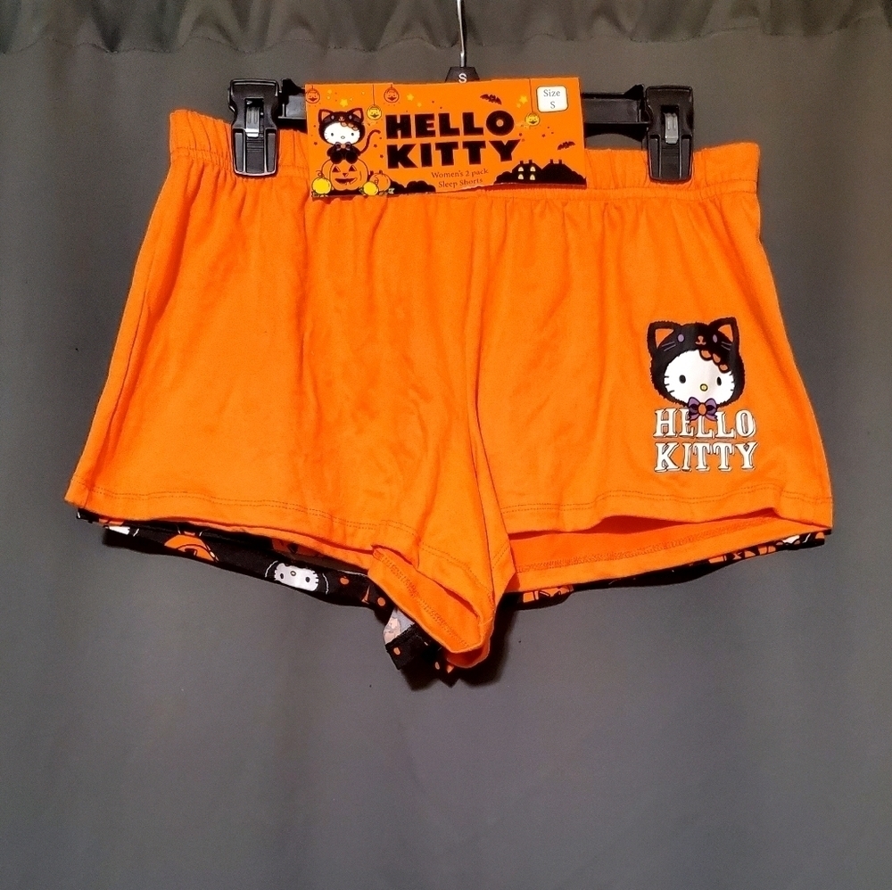 Hello Kitty Sanrio Halloween Sleepwear Shorts Size Small NWT